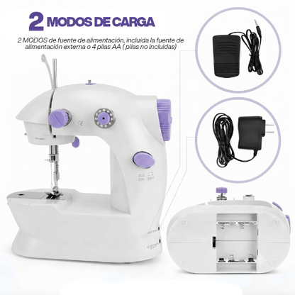 MINI MÁQUINA DE COSTURA PORTÁTIL
