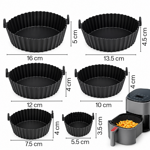 SET 6 DE MOLDES DE SILICONA