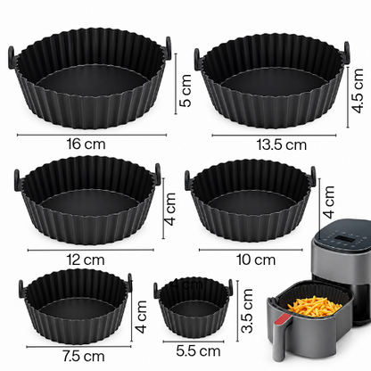 SET 6 DE MOLDES DE SILICONA