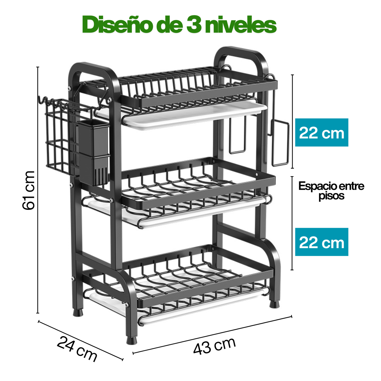 ESCURRIDOR DE 3 NIVELES