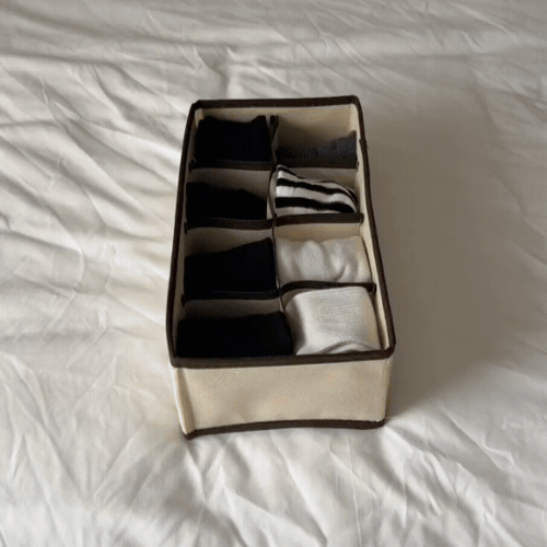 Set de 4 piezas organizador de ropa interior