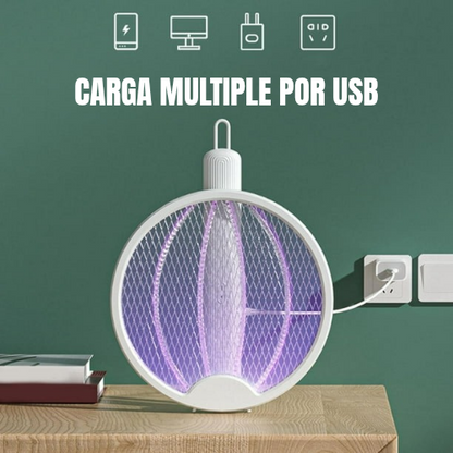 Raqueta electrica de mosquitos