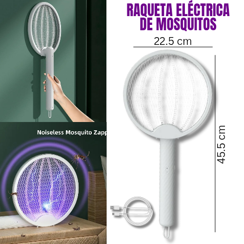 Raqueta electrica de mosquitos
