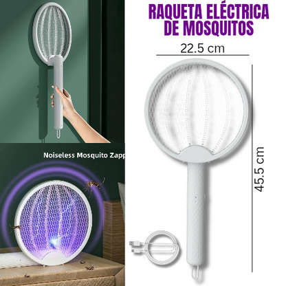 Raqueta electrica de mosquitos