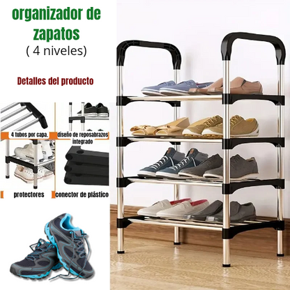 Zapatero de 4 niveles