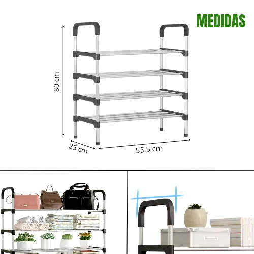 Zapatero de 4 niveles