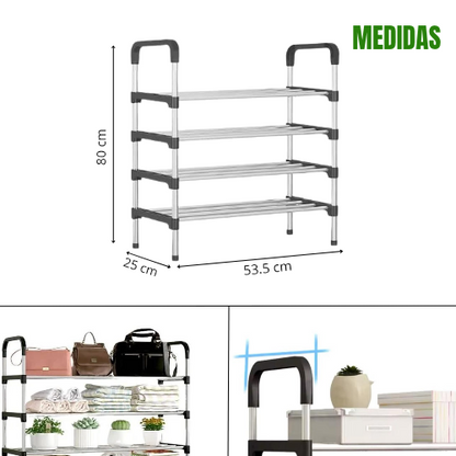 Zapatero de 4 niveles