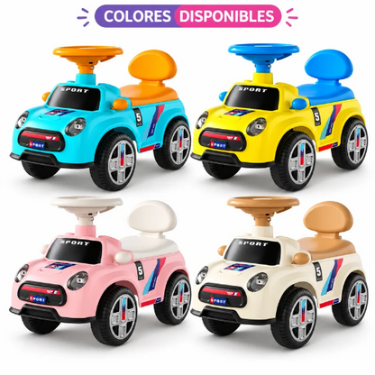 Auto deportivo de niños