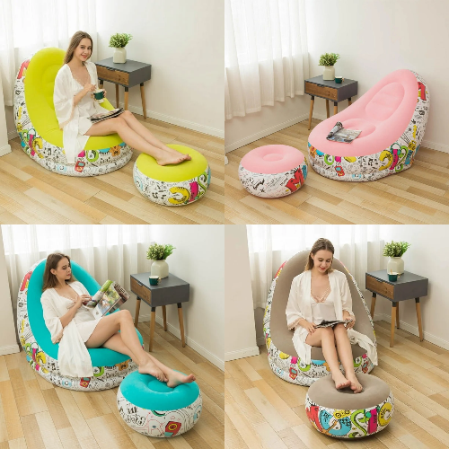 SILLON INFLABLE + REPOSAPIÉS