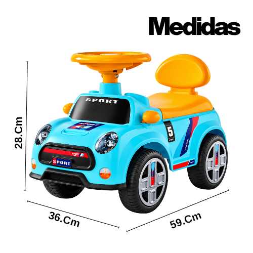 Auto deportivo de niños
