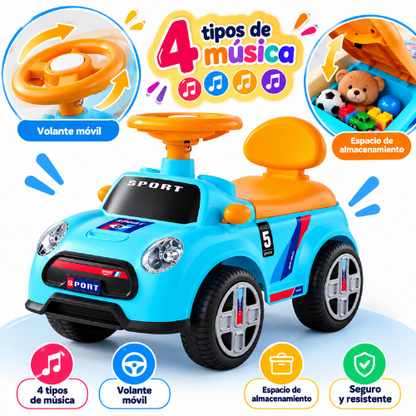 Auto deportivo de niños