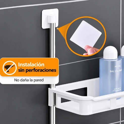 Organizador de baño de 2 niveles