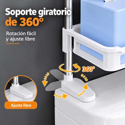 Organizador de baño de 2 niveles