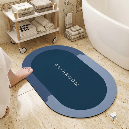 ALFOMBRA DE BAÑO - OVALADA