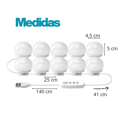 Focos LED para espejo