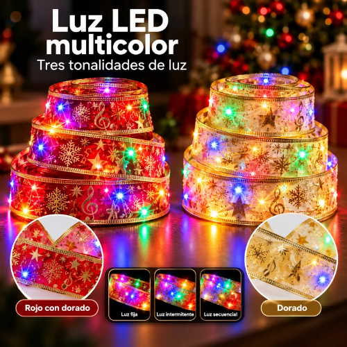 Cinta decorativa luz multicolor