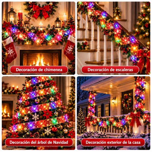 Cinta decorativa luz multicolor