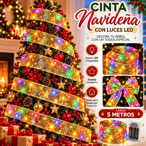 Cinta decorativa luz multicolor