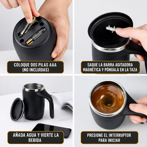Taza Mezcladora Magnética