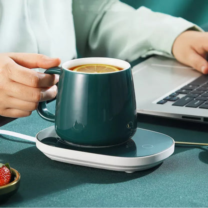 TAZA CON BASE PARA CALENTAR