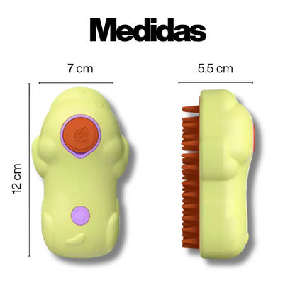 Cepillo a vapor de mascotas