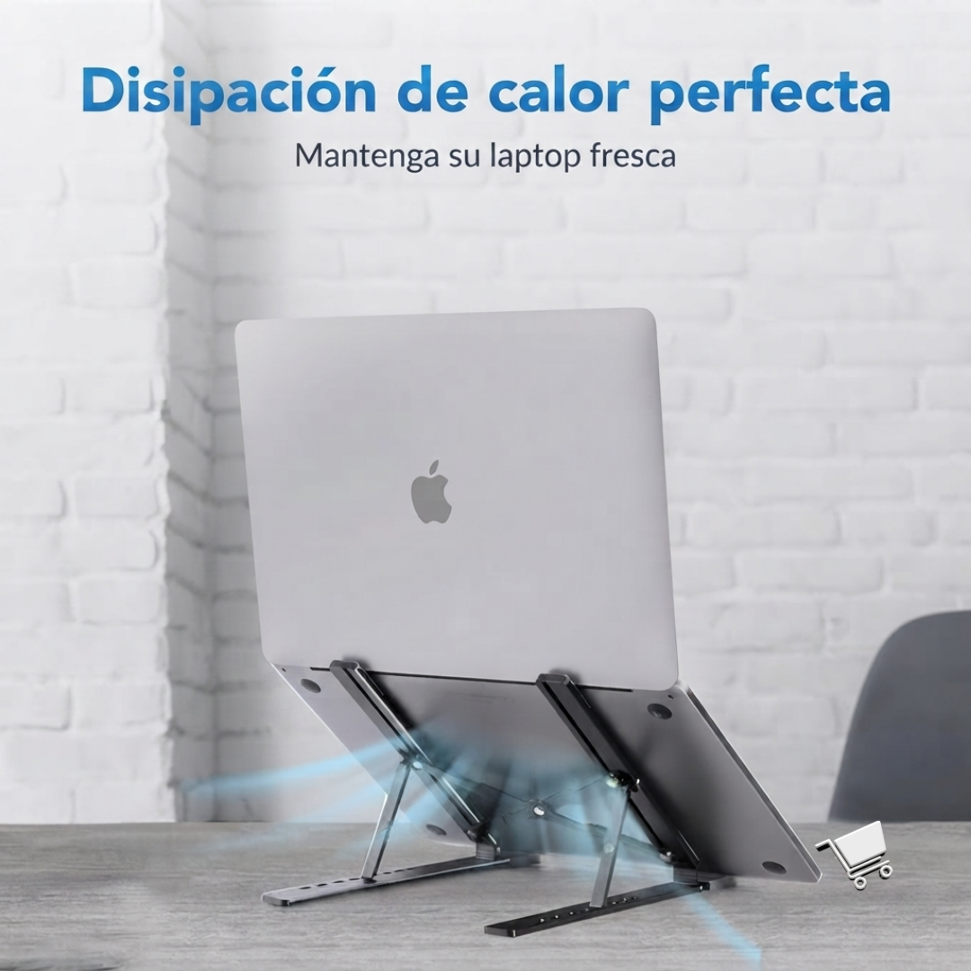 Soporte de laptop metálico