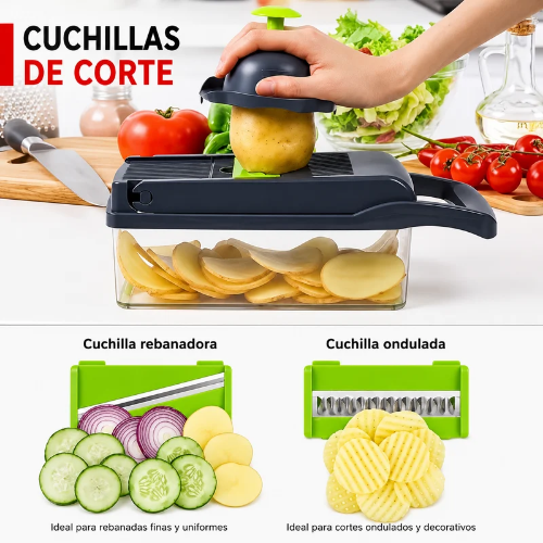 Cortador multifuncional de verduras