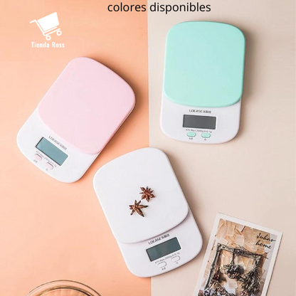 BALANZA DIGITAL + RECIPIENTE