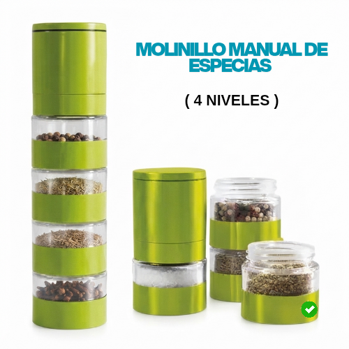 Molinillo manual de especias