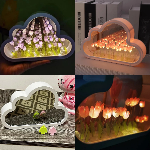 Lámpara de tulipanes