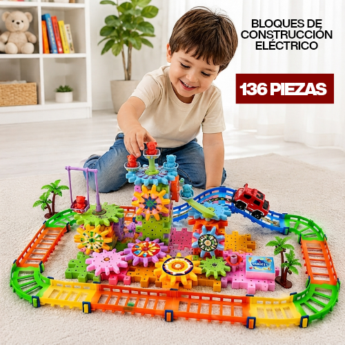 SET de bloques de construcción - 136 piezas
