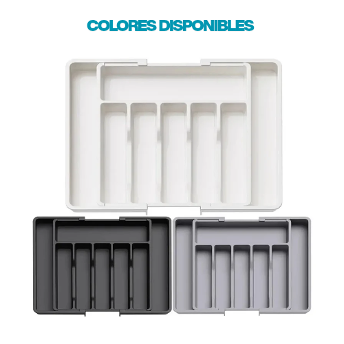 Organizador de cubiertos para cajón