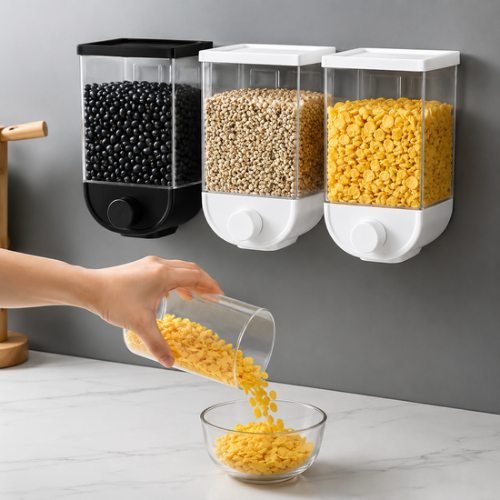 DISPENSADOR DE CEREAL DE PARED