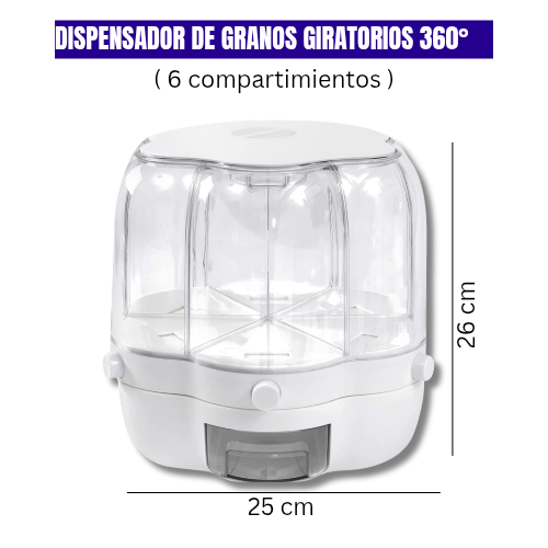 DISPENSADOR DE GRANOS GIRATORIO