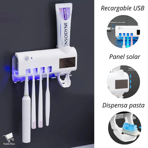Dispensador De Pasta Con Luz Uv
