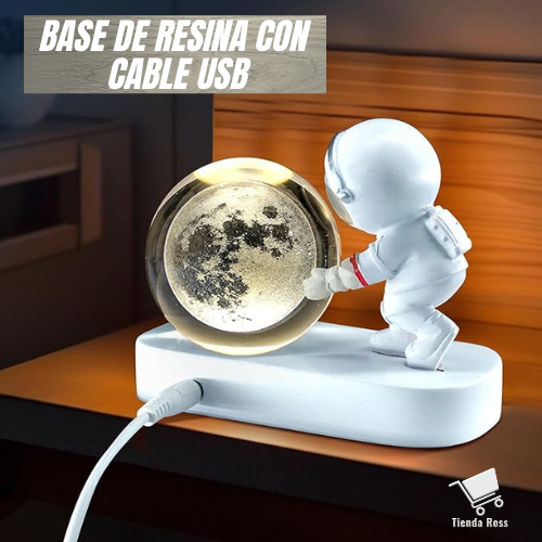 Lampara astronauta esfera