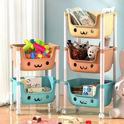 Organizador de juguetes kawai  (4 niveles)