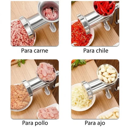 Trituradora manual de carne