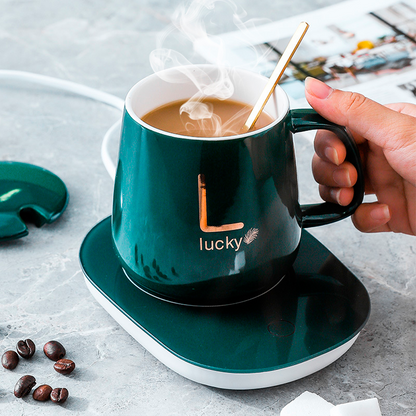 TAZA CON BASE PARA CALENTAR